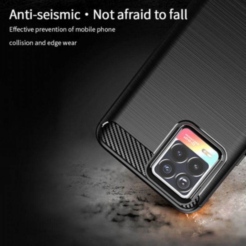 Futerały Realme 8 / 8 Pro Etui Na Telefon Szczotkowane Włókna Węglowe Mofi