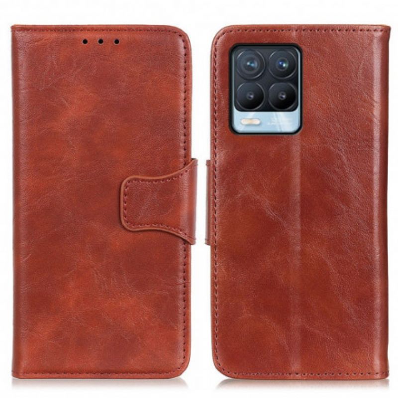 Skórzany Futerał Realme 8 / 8 Pro Etui Na Telefon Retro Skóra Dwoina
