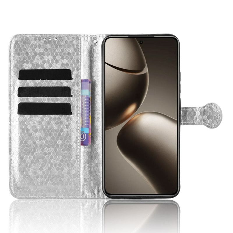 Etui Folio Do Xiaomi 15t Brokatowe Kropki