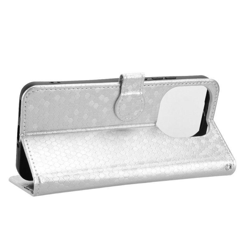 Etui Folio Do Xiaomi 15t Brokatowe Kropki