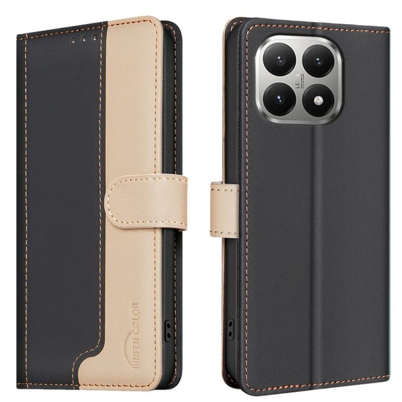 Etui Folio Do Xiaomi 15t Dwukolorowy Kolor Binfen