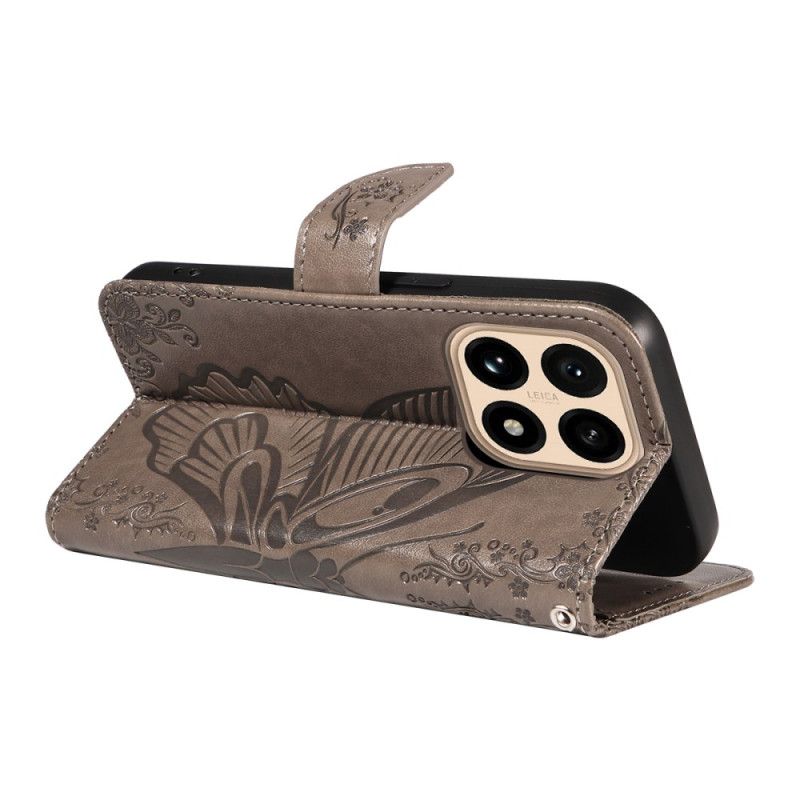 Etui Folio Do Xiaomi 15t Graficzny Motyl