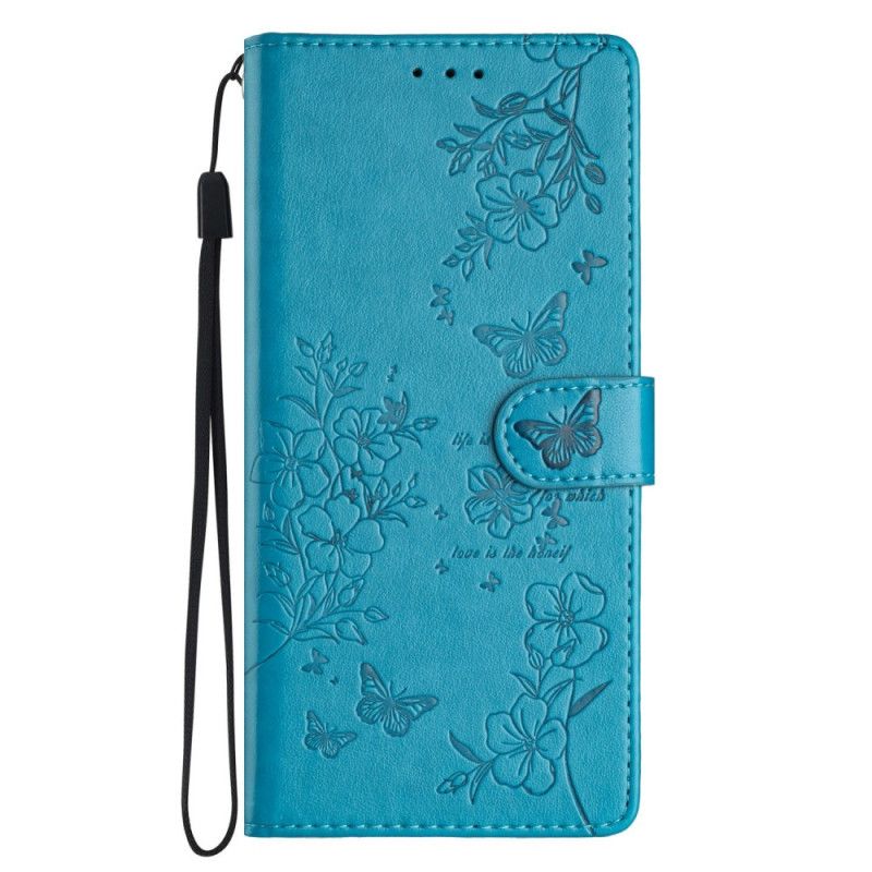 Etui Folio Do Xiaomi 15t Kwiatowy