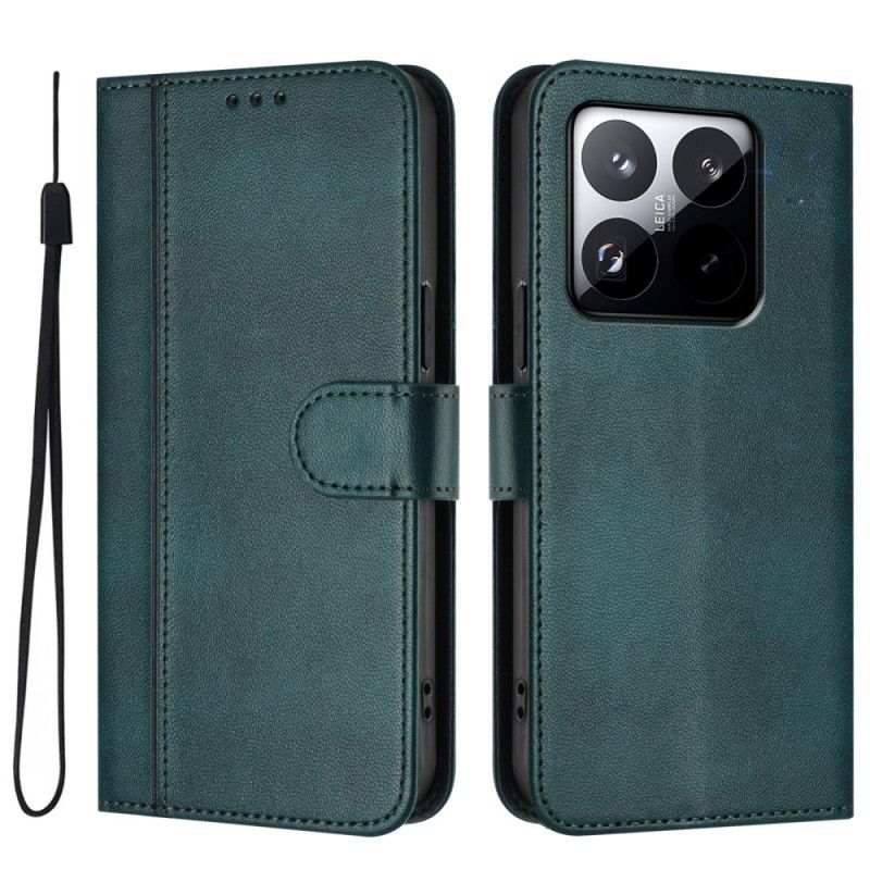 Etui Folio Do Xiaomi 15t Portfel W Stylu Vintage