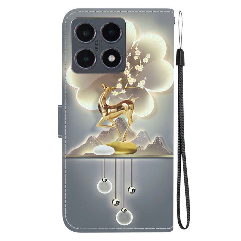 Etui Folio Do Xiaomi 15t Wzór Jelenia Sika