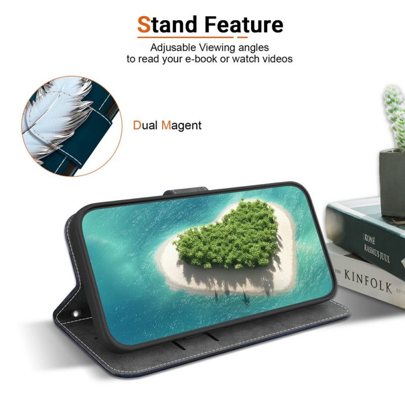 Etui Folio Xiaomi 15t Białe Pióra Etui Ochronne