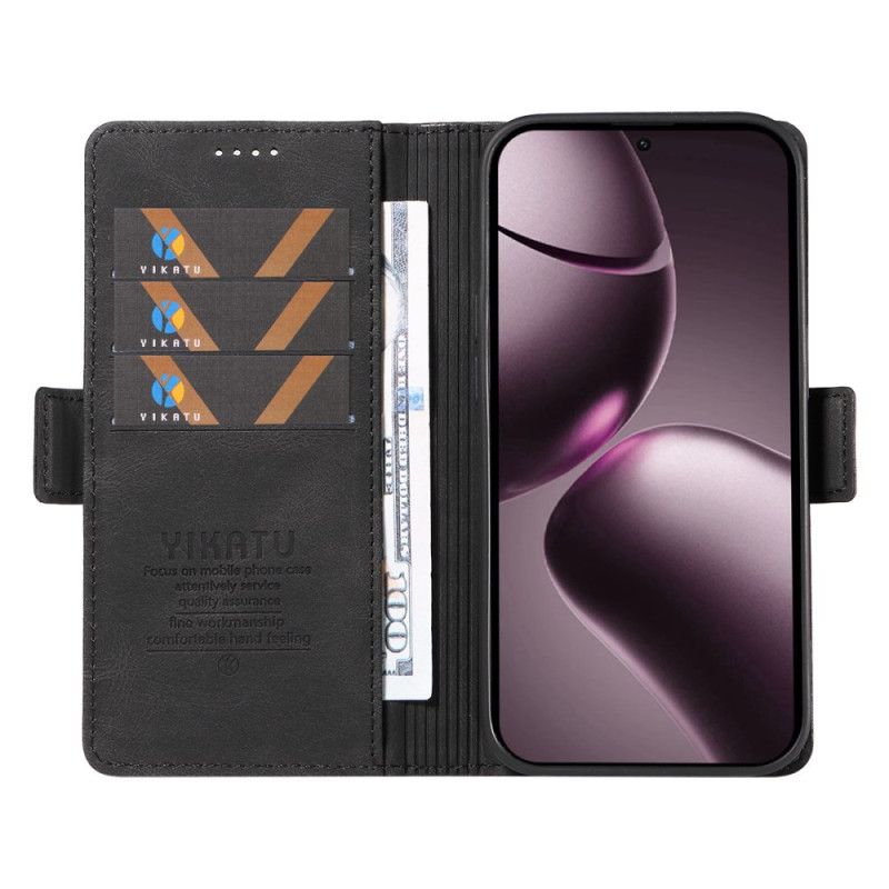 Etui Folio Xiaomi 15t Efekt Matowej Skóry Etui Ochronne