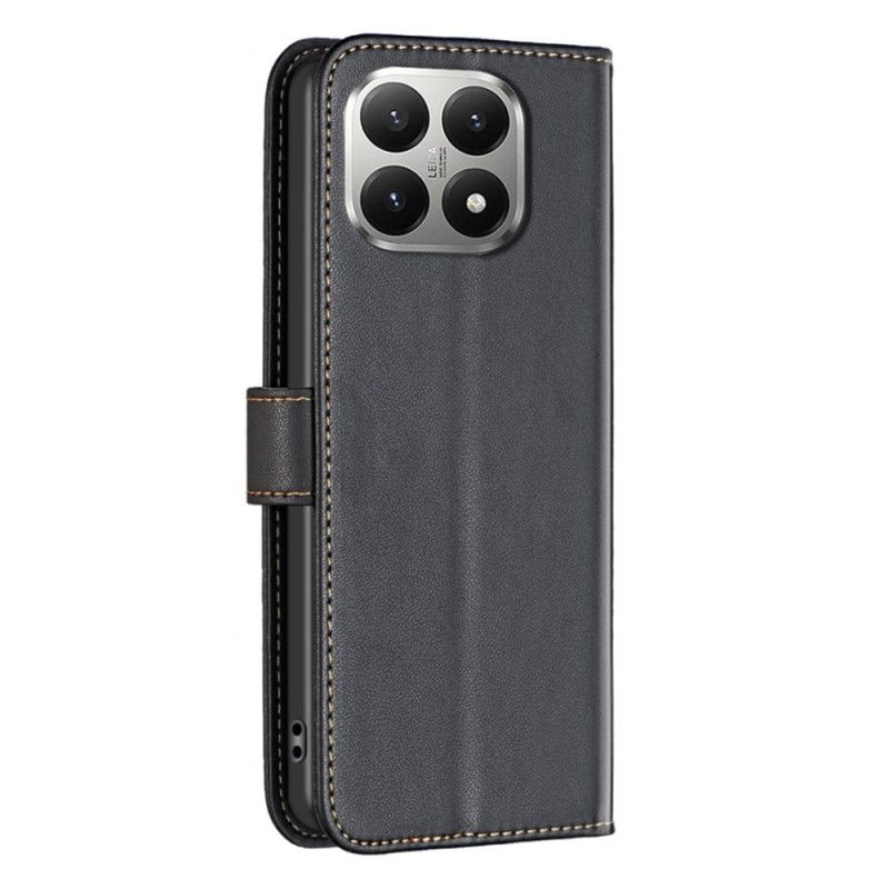 Etui Folio Xiaomi 15t Efekt Skóry Binfen Color