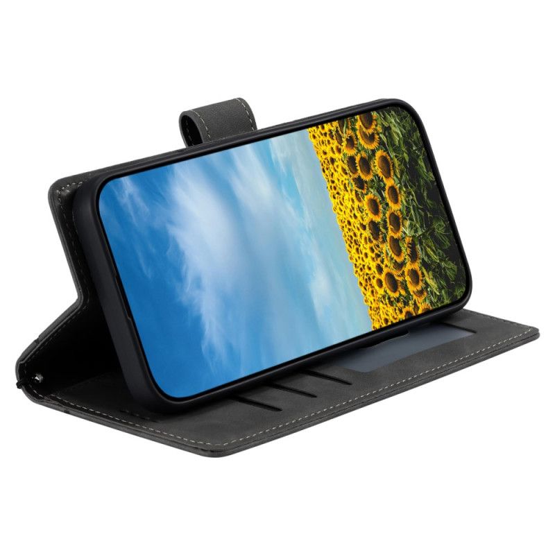 Etui Folio Xiaomi 15t Efekt Zamszu Mandali Etui Ochronne