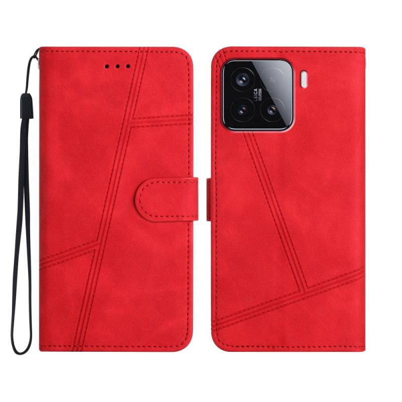 Etui Folio Xiaomi 15t Linie I Paski Etui Ochronne