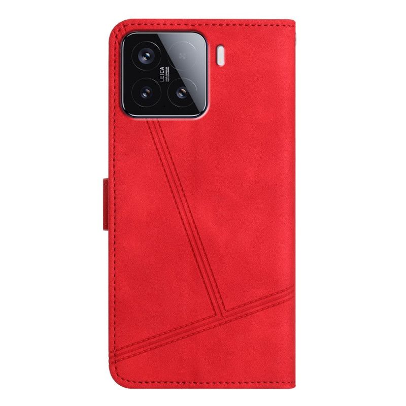 Etui Folio Xiaomi 15t Linie I Paski Etui Ochronne