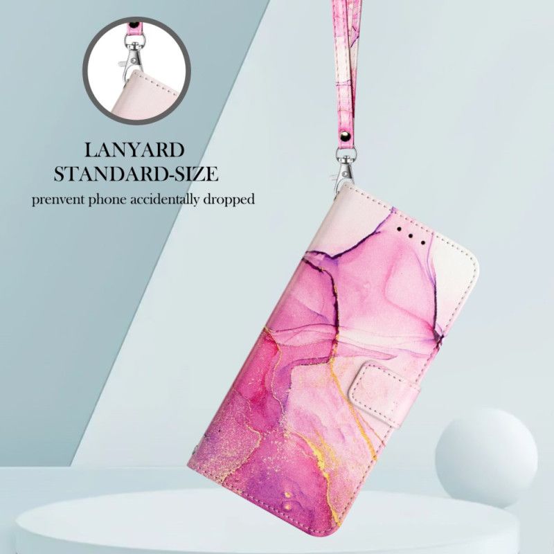 Etui Folio Xiaomi 15t Marmurowy Pasek Etui Ochronne