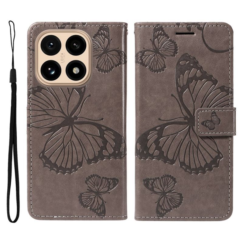 Etui Folio Xiaomi 15t Olbrzymie Motyle Etui Ochronne