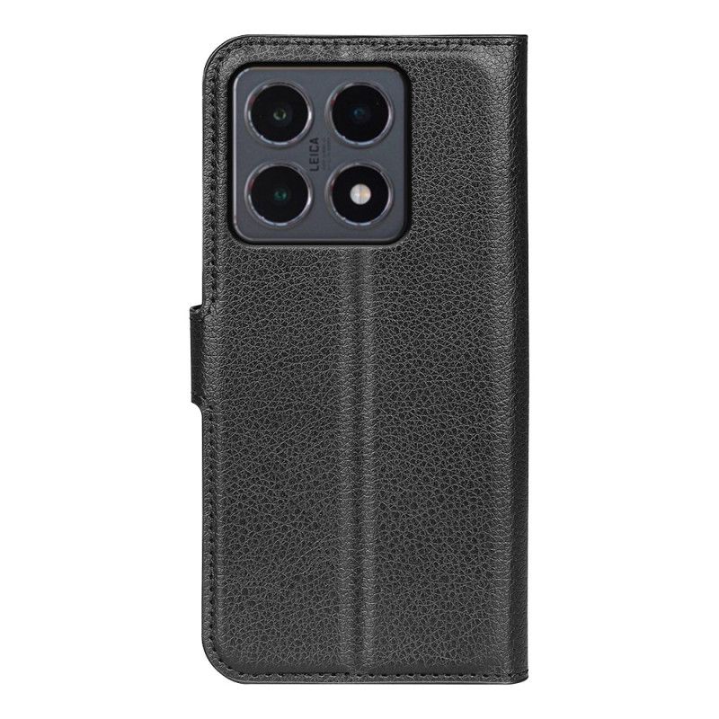 Etui Folio Xiaomi 15t Sztuczna Skóra Liczi