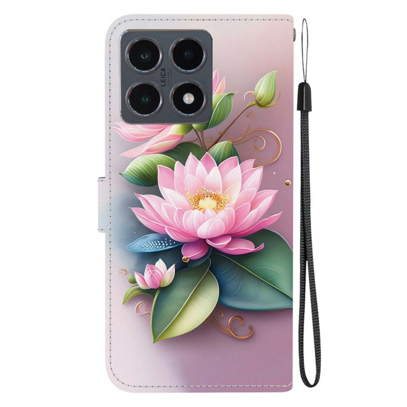 Etui Folio Xiaomi 15t Wzór Lotosu