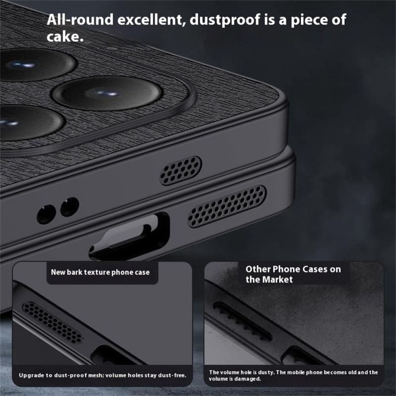 Etui Xiaomi 15t Efekt Drewna