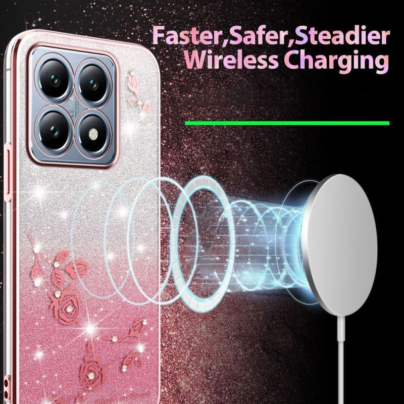 Etui Xiaomi 15t Kryształki Kadem Etui Ochronne