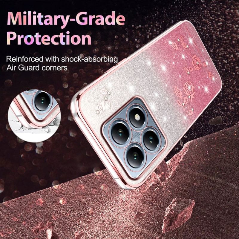 Etui Xiaomi 15t Kryształki Kadem Etui Ochronne