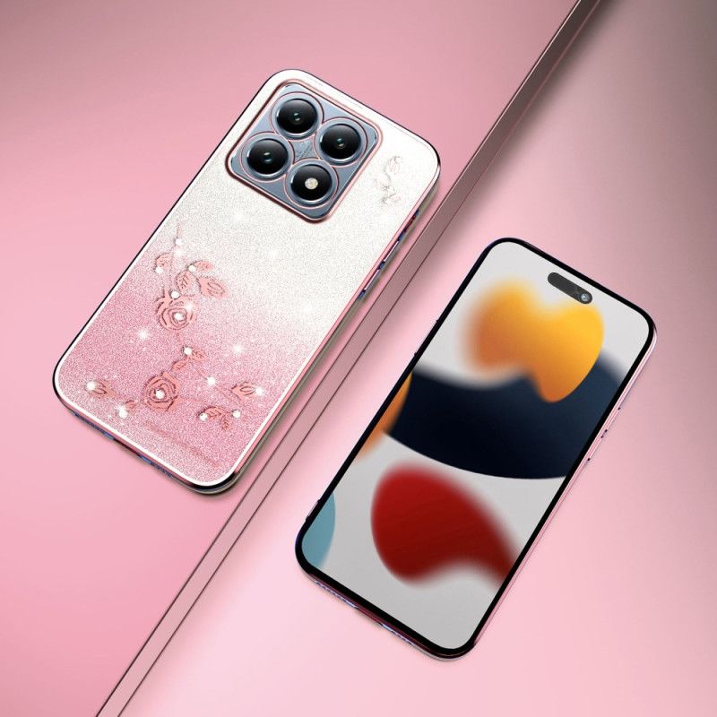 Etui Xiaomi 15t Kryształki Kadem Etui Ochronne