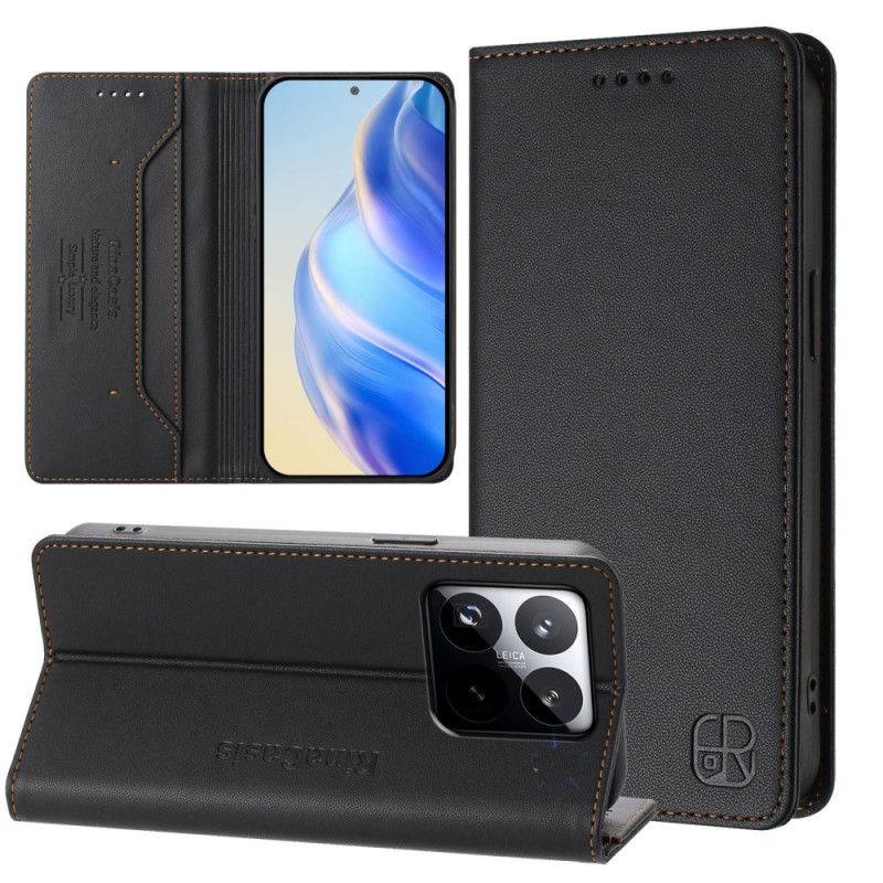 Flip Kotelot Xiaomi 15t Portfel Rfid Etui Ochronne