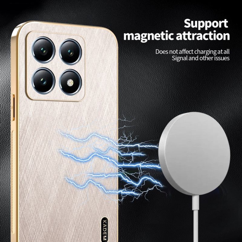 Futerały Xiaomi 15t Etui Na Telefon Kadem Efekt Skóry