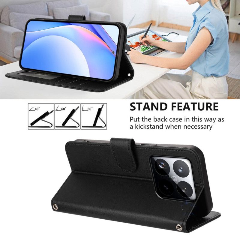 Obudowa Xiaomi 15t Etui Na Telefon Gładki Wzór Ochrona Rfid