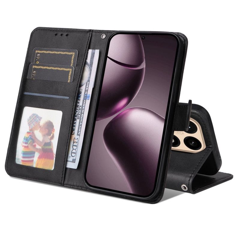 Skórzany Futerał Xiaomi 15t Etui Na Telefon Gładka Sztuczna Skóra