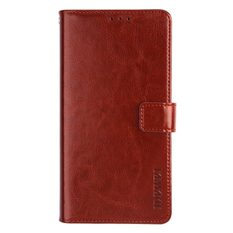 Etui Folio do Oppo Find X5 Lite Sztuczna Skóra Idewei W Stylu Vintage