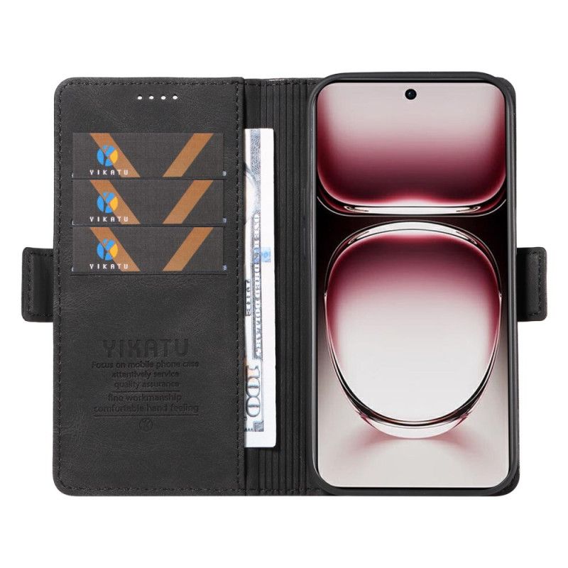 Etui Folio Oppo Reno 12 Pro 5g Efekt Zamszu Yikatu Etui Ochronne