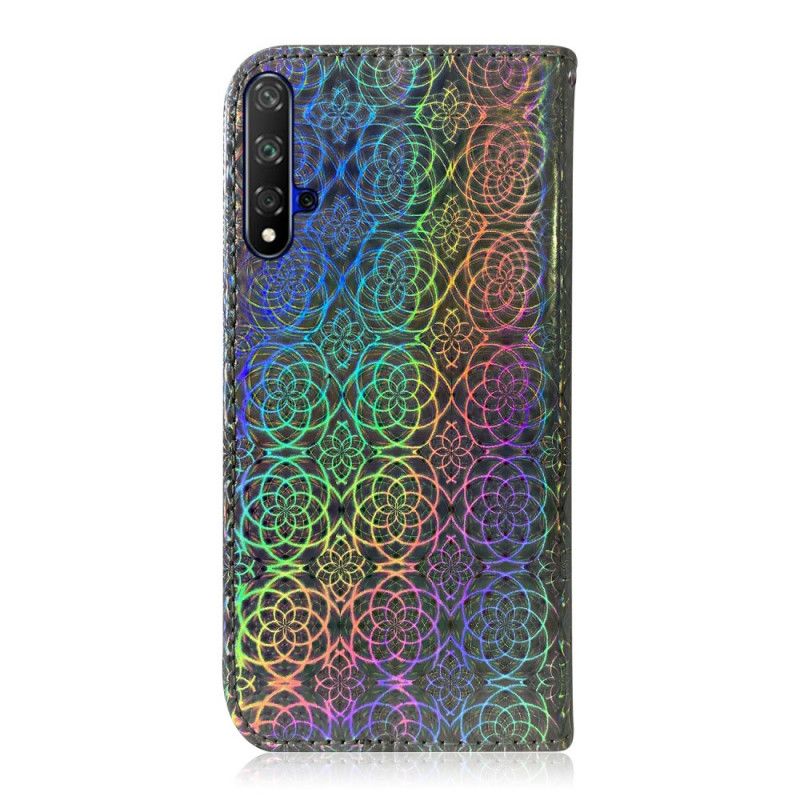 Pokrowce Huawei Nova 5T Szary Czarny Czysty Kolor