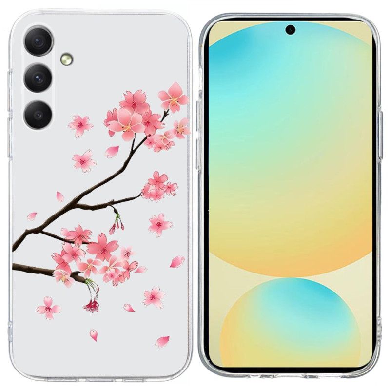 Etui Do Samsung Galaxy S25 Fe Kwiaty Śliwy