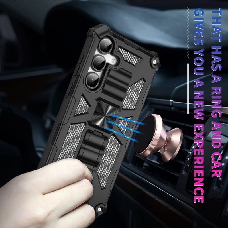 Etui Do Samsung Galaxy S25 Fe Ochrona Przed Wstrząsami Z Wbudowaną Podstawką