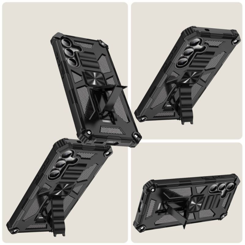 Etui Do Samsung Galaxy S25 Fe Ochrona Przed Wstrząsami Z Wbudowaną Podstawką
