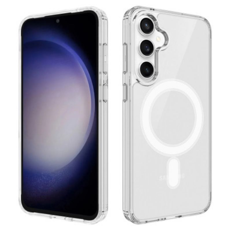 Etui Do Samsung Galaxy S25 Fe Przezroczyste Kompatybilne Z Magsafe