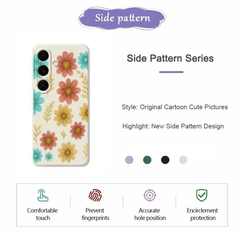 Etui Do Samsung Galaxy S25 Fe Silikon Kwiat