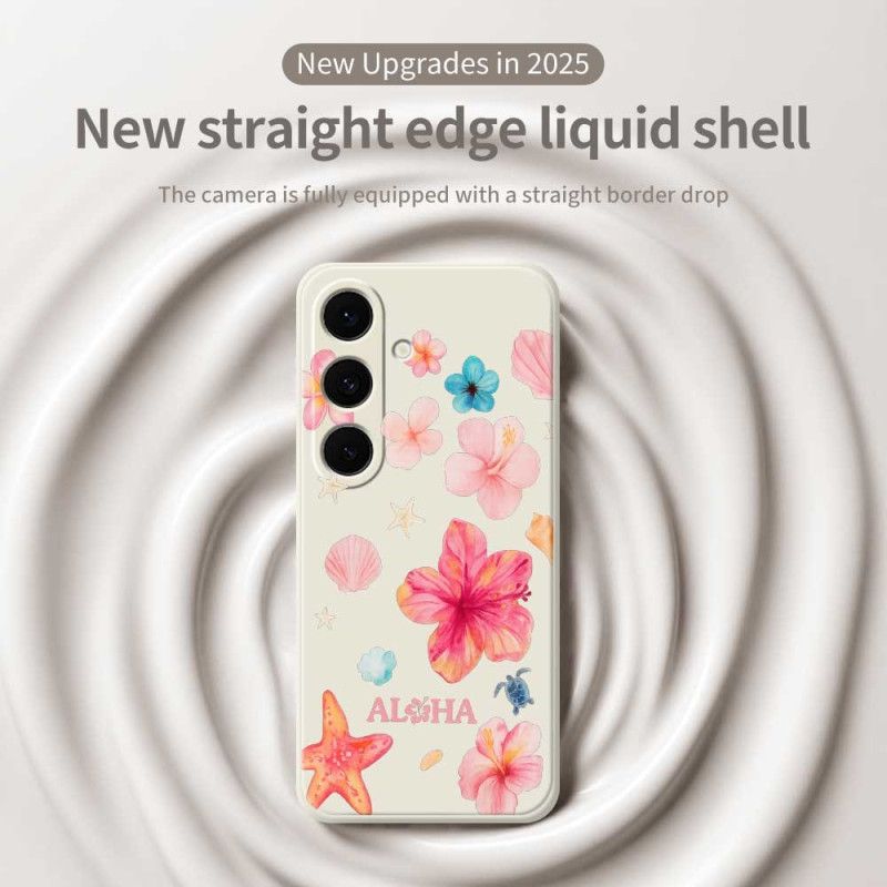 Etui Do Samsung Galaxy S25 Fe Silikon Kwiatowy