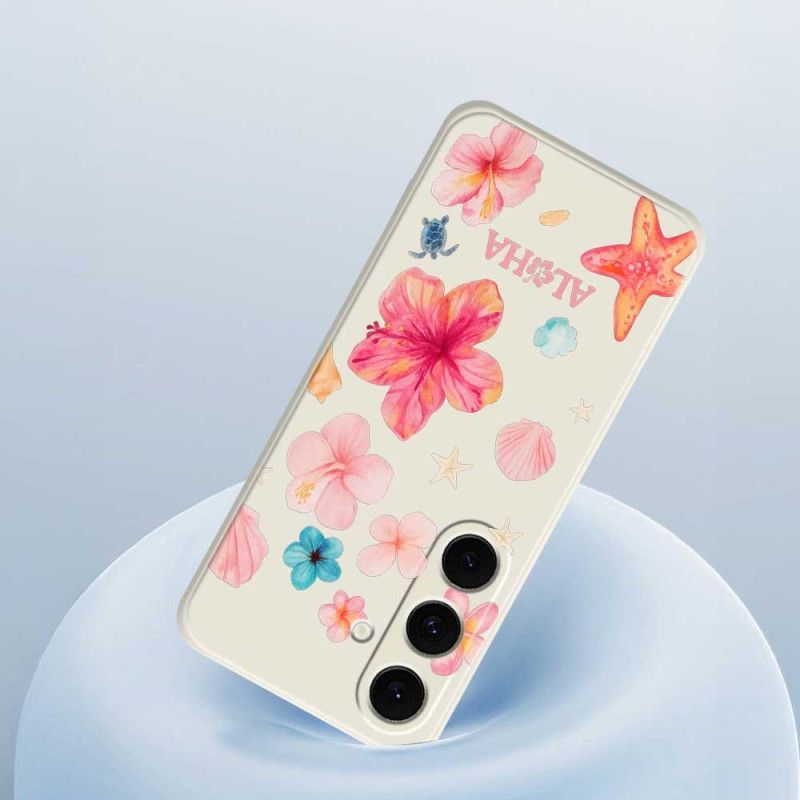 Etui Do Samsung Galaxy S25 Fe Silikon Kwiatowy