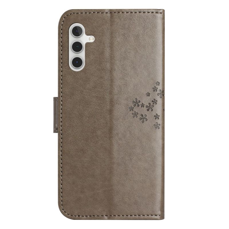 Etui Folio Do Samsung Galaxy S25 Fe Drzewo I Sowy