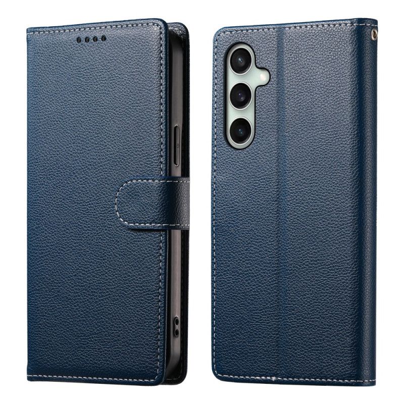 Etui Folio Do Samsung Galaxy S25 Fe Efekt Gładkiej Skóry