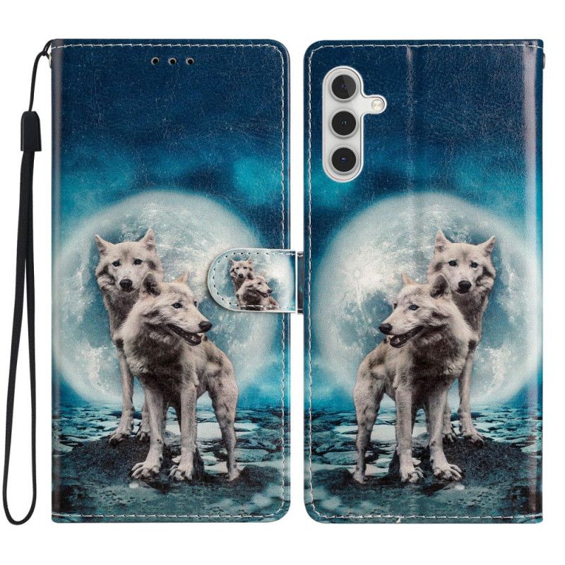 Etui Folio Samsung Galaxy S25 Fe Dwa Wilki