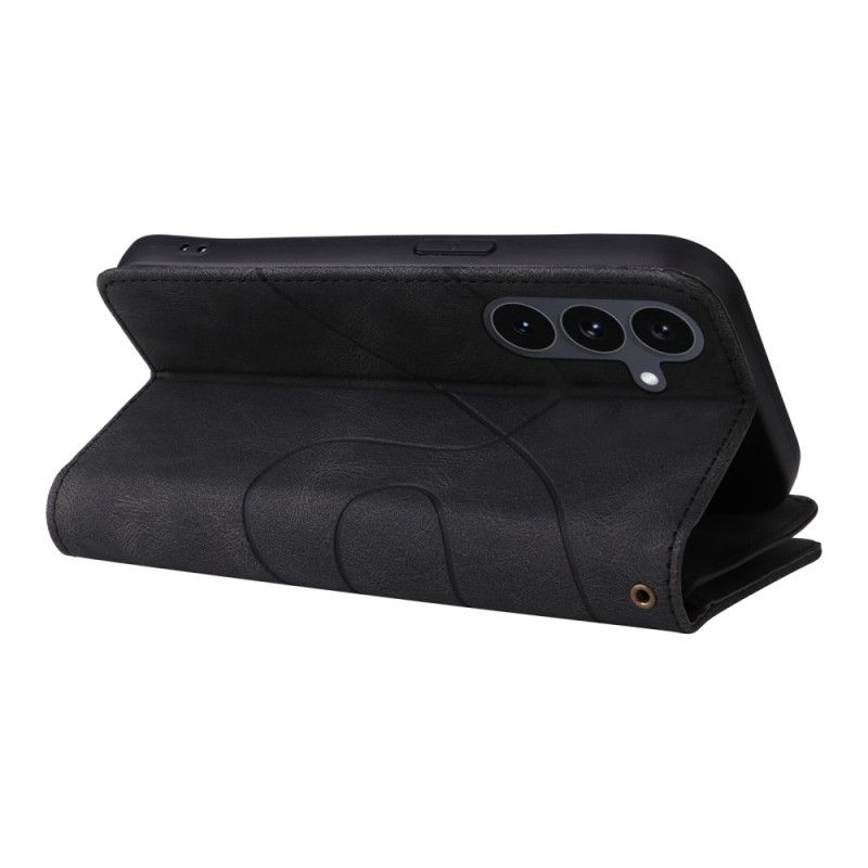 Etui Folio Samsung Galaxy S25 Fe Dwukolorowa Falbana