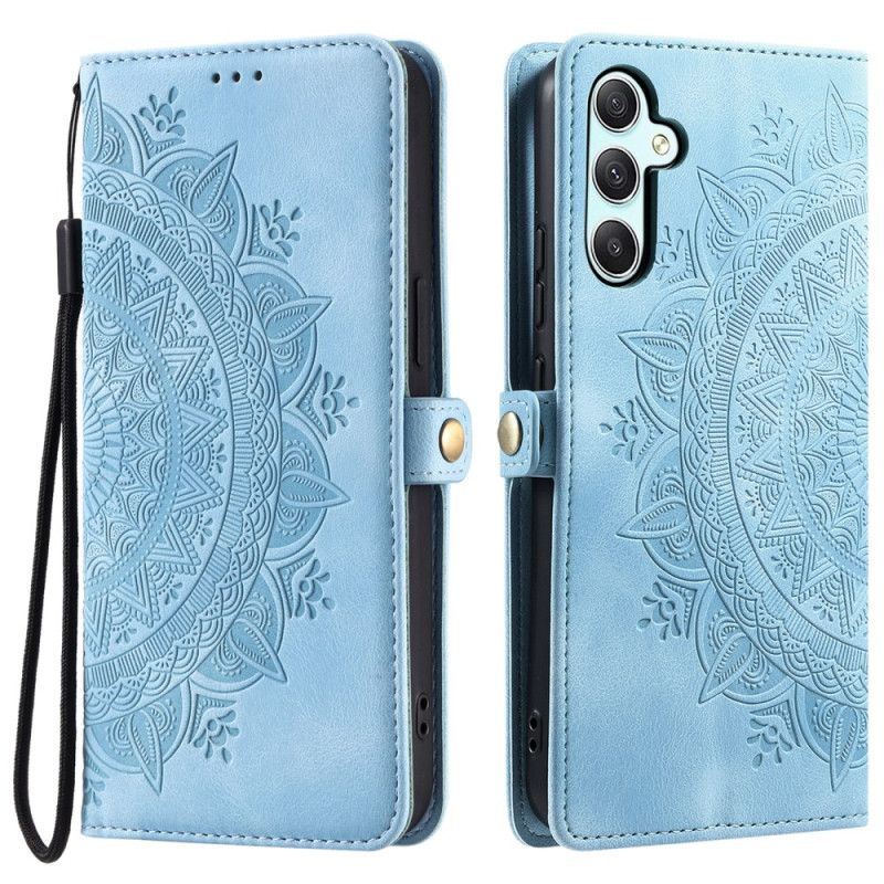 Etui Folio Samsung Galaxy S25 Fe Efekt Zamszu Mandali