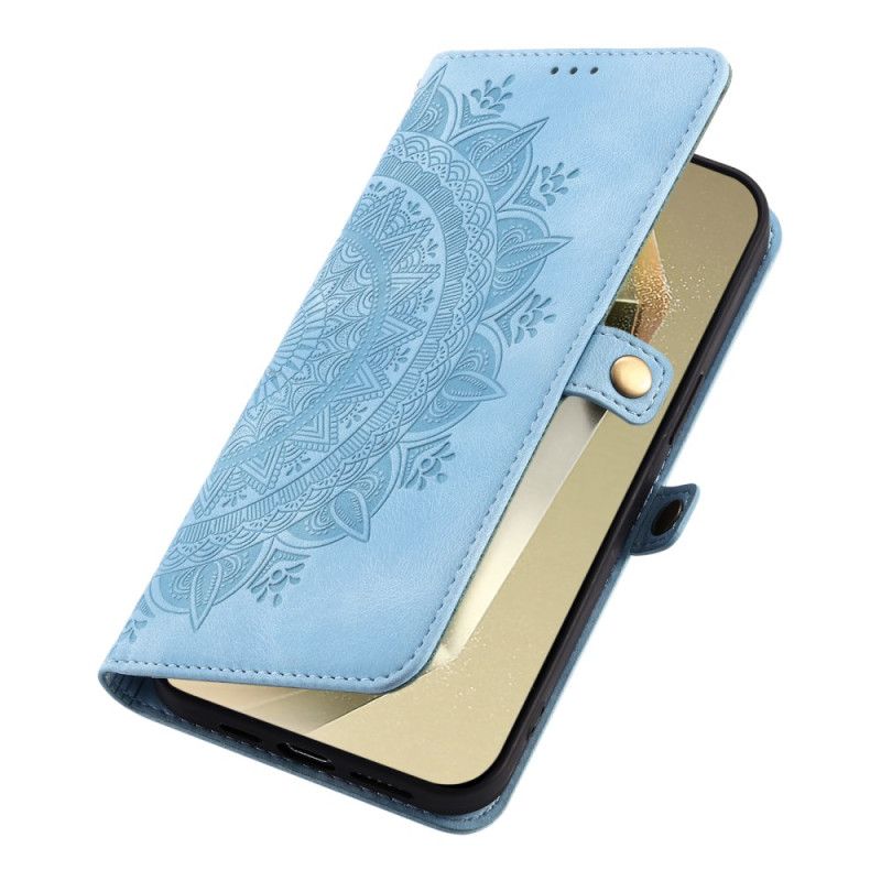 Etui Folio Samsung Galaxy S25 Fe Efekt Zamszu Mandali