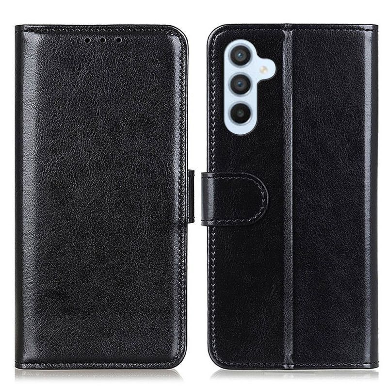 Etui Folio Samsung Galaxy S25 Fe Lakierowana Skóra Syntetyczna
