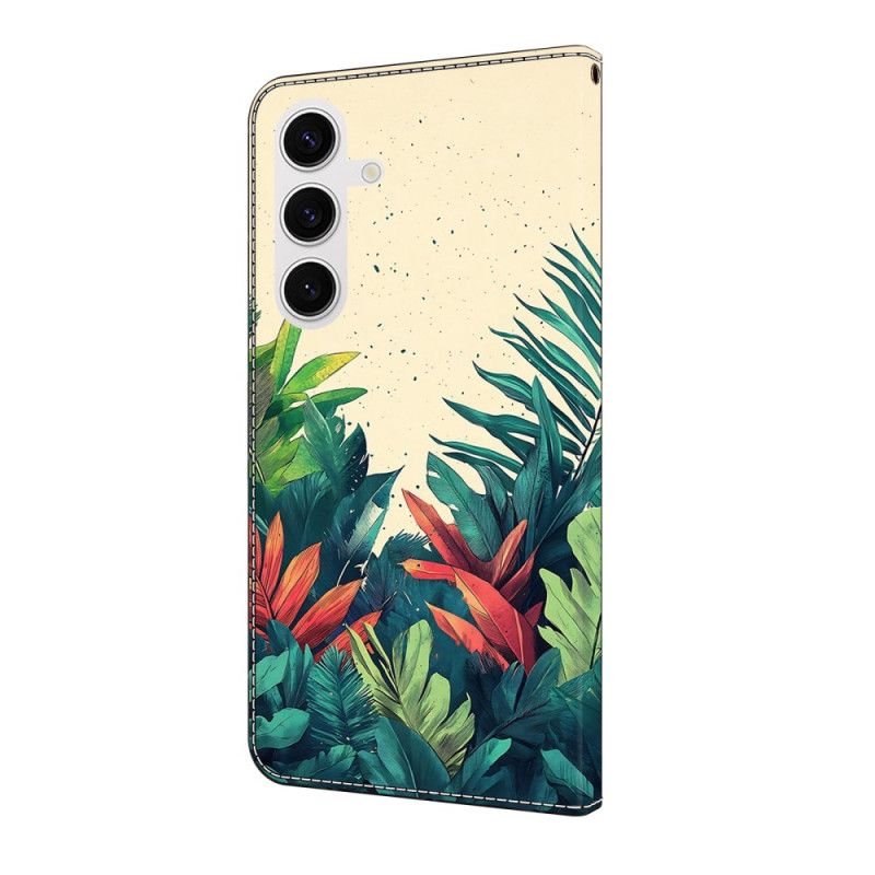 Etui Folio Samsung Galaxy S25 Fe Liście