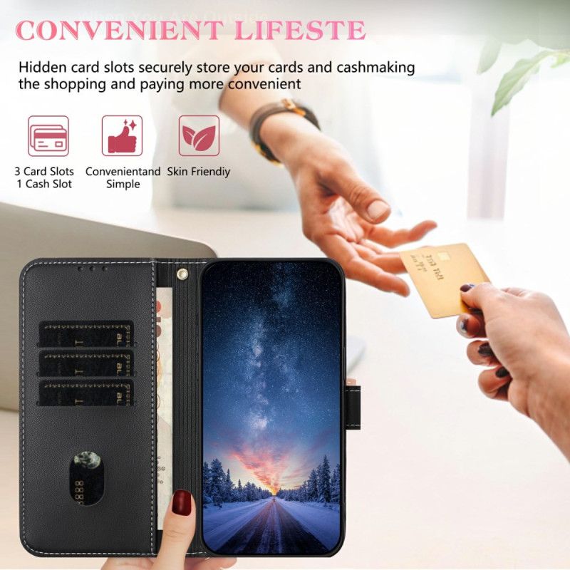 Etui Folio Samsung Galaxy S25 Fe Ozdobna Kokarda Etui Ochronne