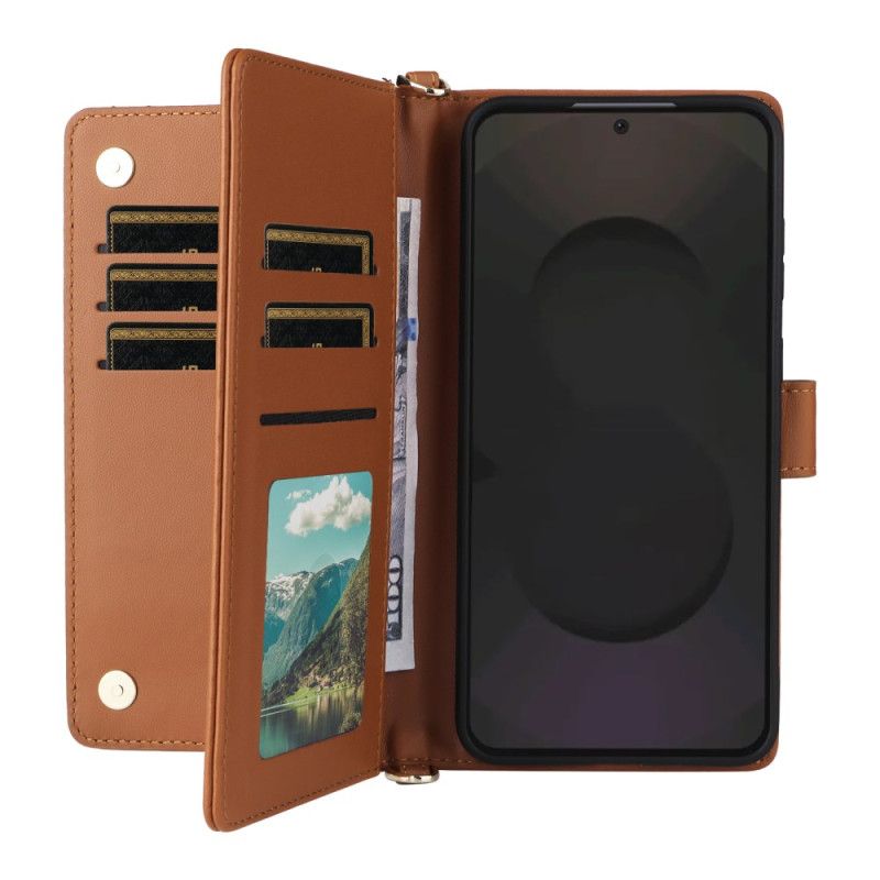 Etui Folio Samsung Galaxy S25 Fe Pasek I Pasek Na Ramię