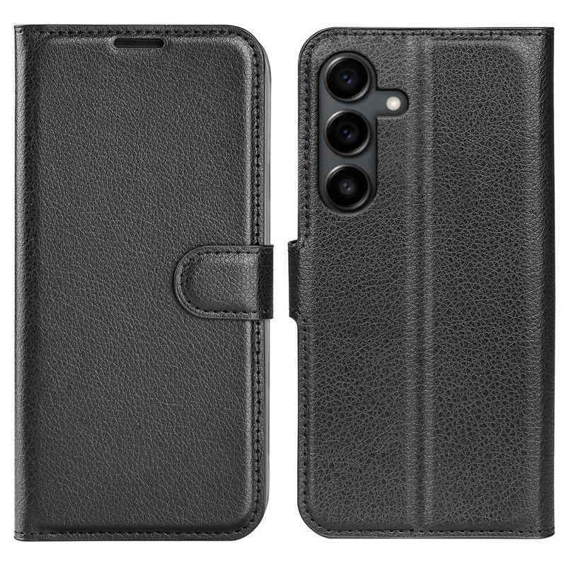 Etui Folio Samsung Galaxy S25 Fe Skóra Syntetyczna Liczi Etui Ochronne