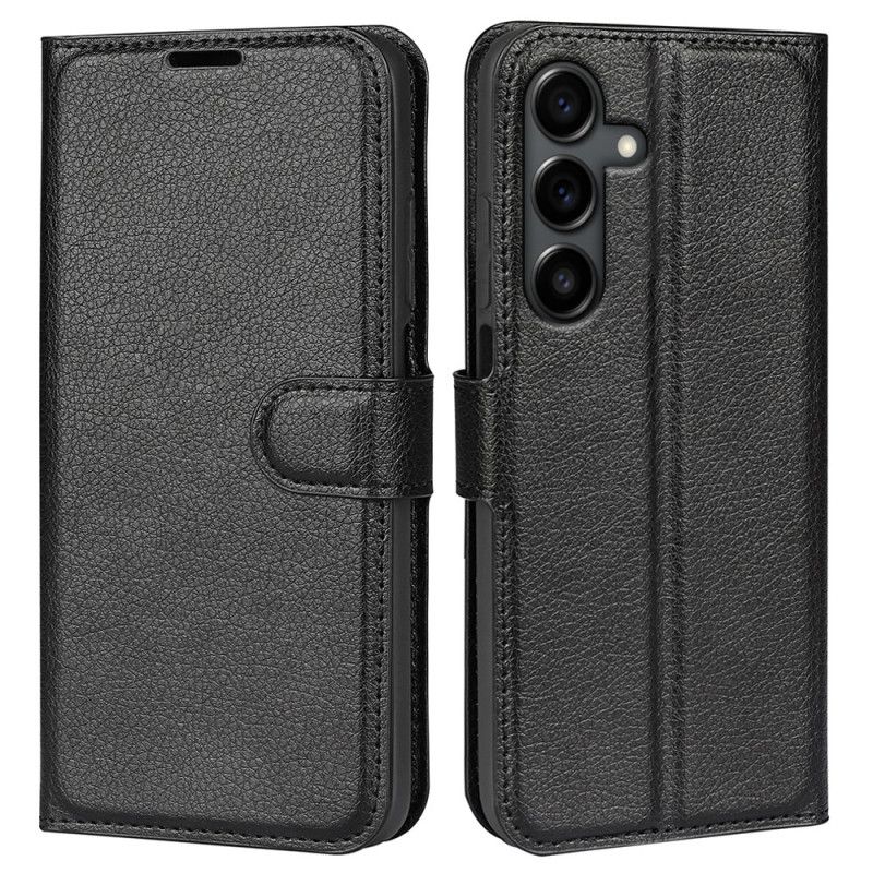 Etui Folio Samsung Galaxy S25 Fe Skóra Syntetyczna Liczi Etui Ochronne