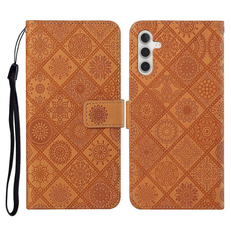 Etui Folio Samsung Galaxy S25 Fe Styl Etniczny Etui Ochronne